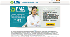 Desktop Screenshot of pharmacistonlinece.com